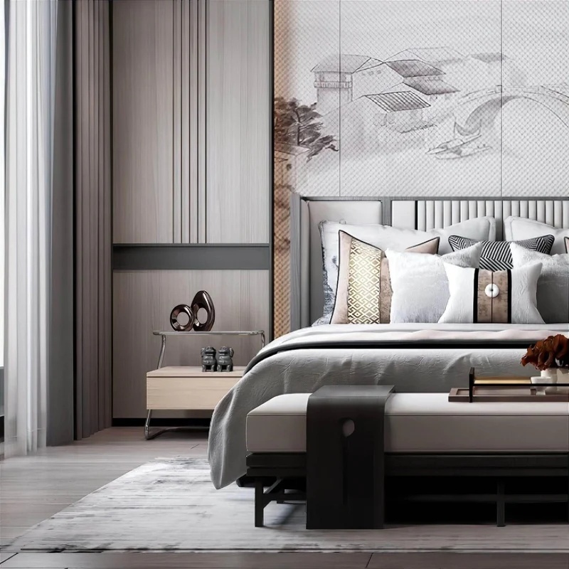 Modern Nightstand - Stylish Bedside Table with Drawer