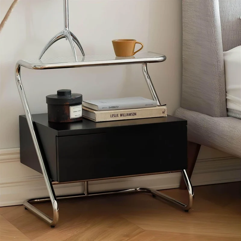 Modern Nightstand - Stylish Bedside Table with Drawer