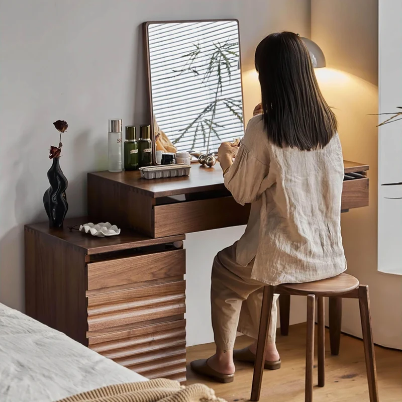 Morocco Dressing Table - Elegant Makeup Vanity with Mirror