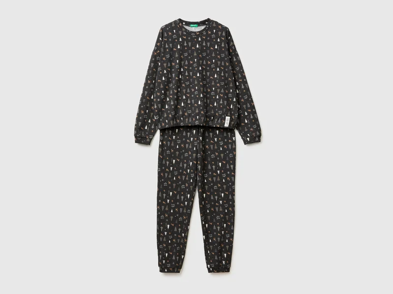 Pyjama mit Weihnachtsmuster