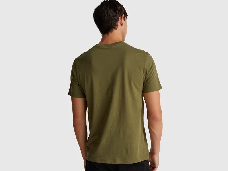 T-Shirt aus langstapeliger Baumwolle