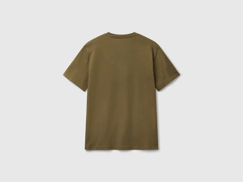 T-Shirt aus langstapeliger Baumwolle