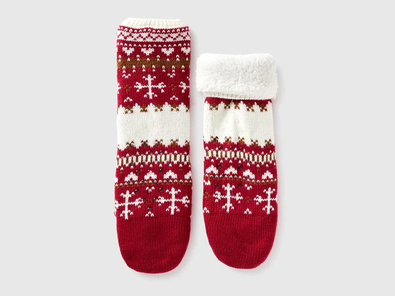 Rutschfeste Weihnachtssocken
