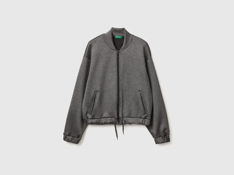 Sweatshirt im Bomber-Stil