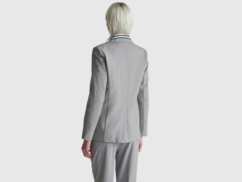 Blazer aus Stretch-Viskosemischung