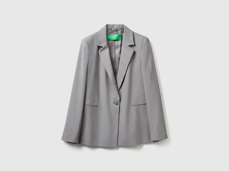 Blazer aus Stretch-Viskosemischung