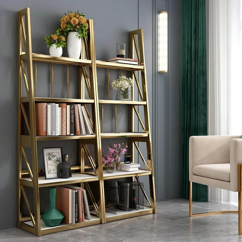 Wooden Bookshelf - Elegant Home Decor Storage Solution