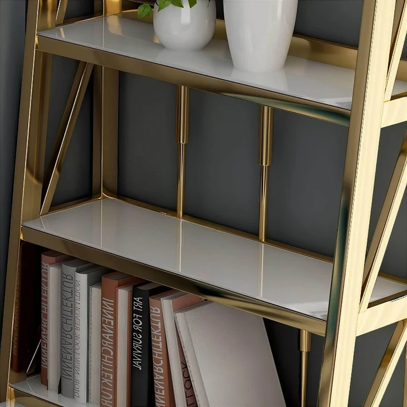 Wooden Bookshelf - Elegant Home Decor Storage Solution