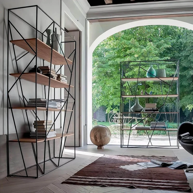 Contemporary Wooden Bookshelf - Modern Book Storage Unit