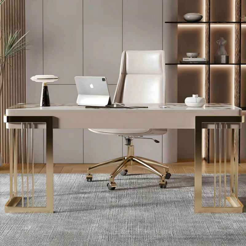 Modern Office Desk - Emanuele Slate Workstation Furniture