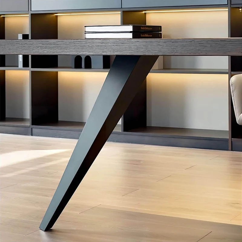 Stylish Oak Office Desk - Elegant Wooden Workstation