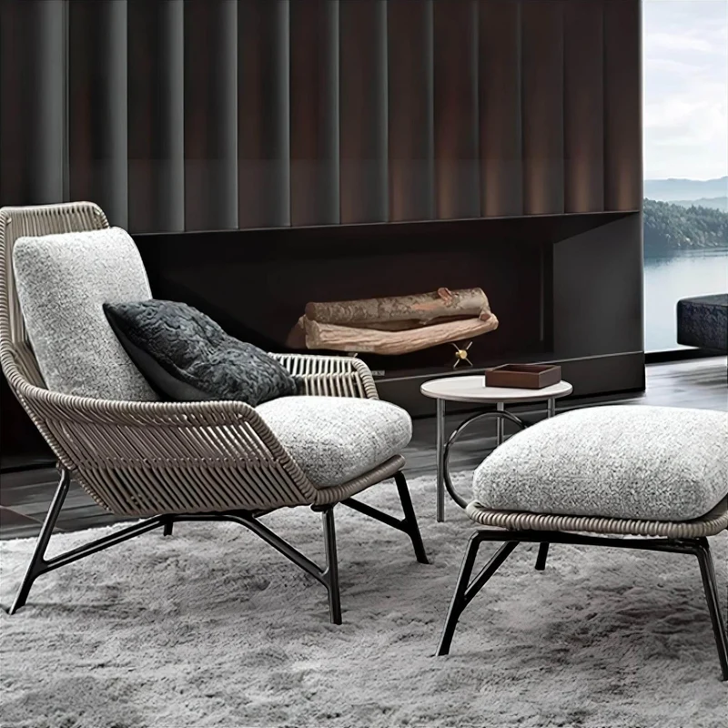 Modern Upholstered Lounge Chair - Stylish Accent Chair