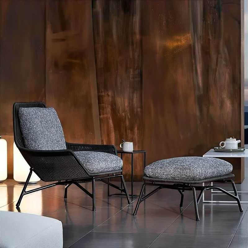 Modern Upholstered Lounge Chair - Stylish Accent Chair