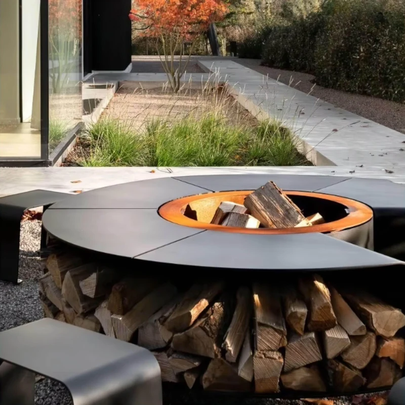 Fabrizio Fire Pit - Cozy Outdoor Patio Fireplace