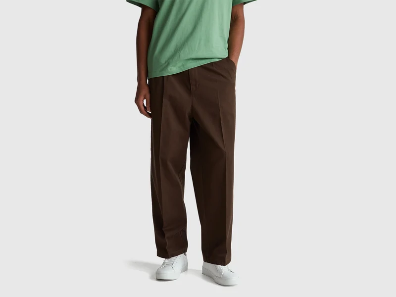 Chino mit Bundfalten