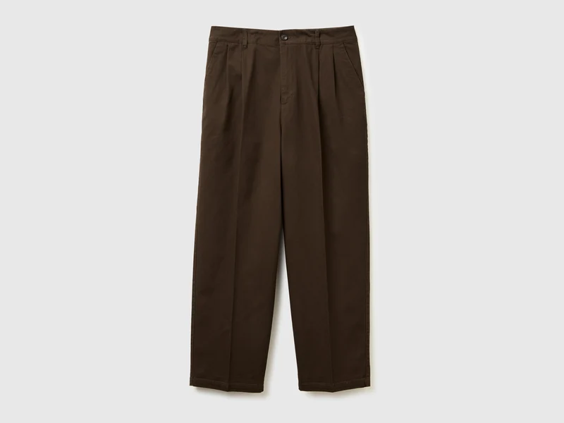 Chino mit Bundfalten