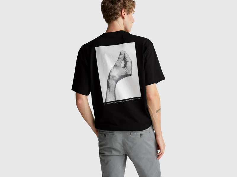 Oversize-T-Shirt mit Print