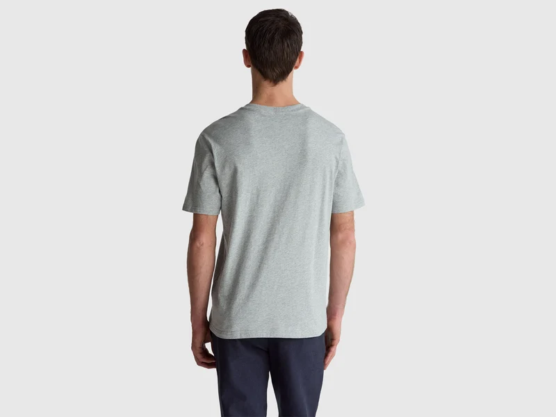 T-Shirt aus langstapeliger Baumwolle