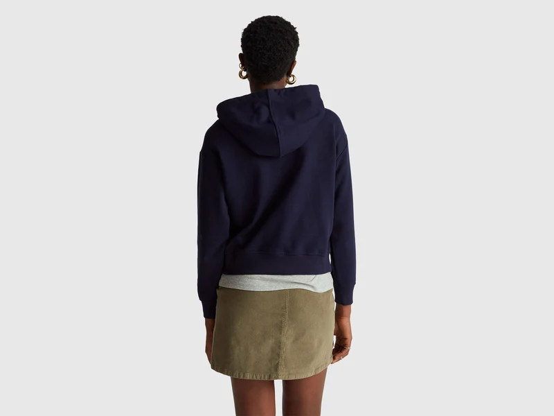 Kapuzenpullover mit Slogan