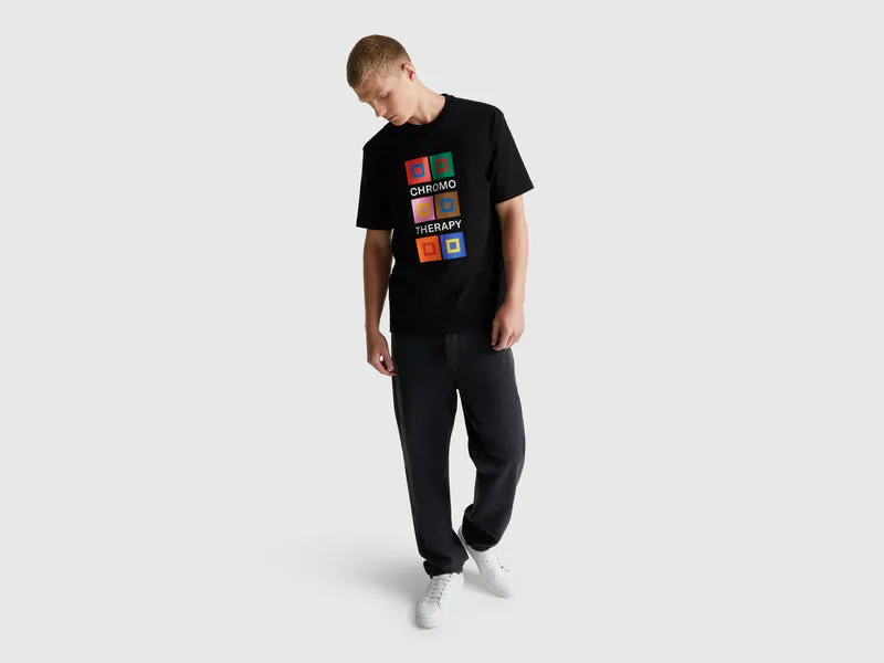 Relaxed Fit T-Shirt mit Print