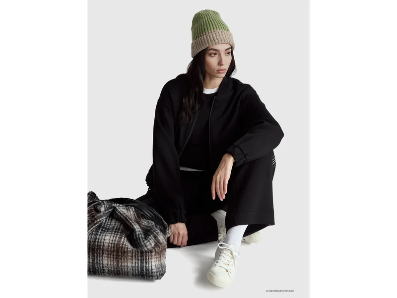 Sweatshirt im Bomber-Stil