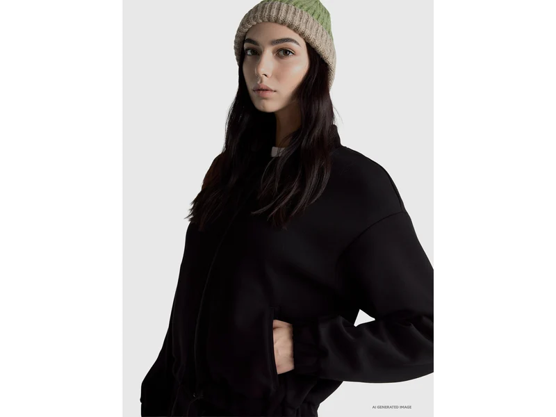 Sweatshirt im Bomber-Stil