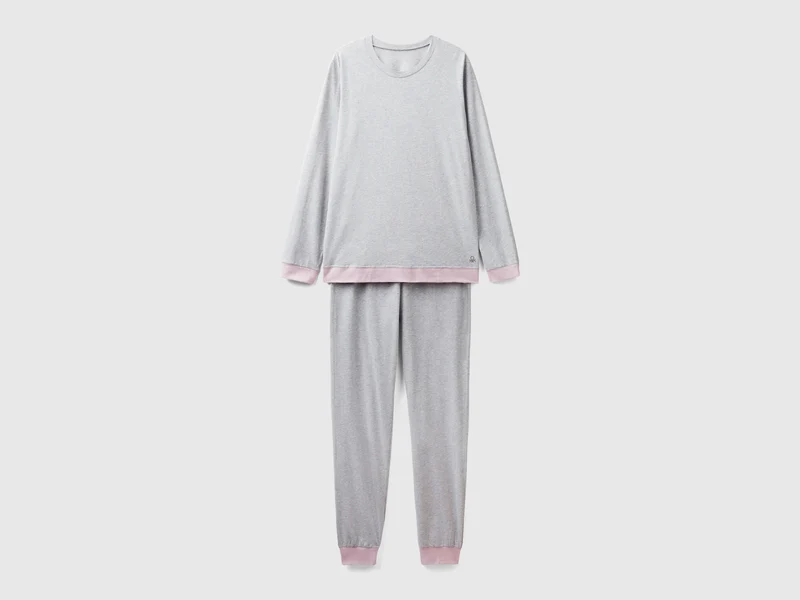 Pyjama aus langfaseriger Baumwolle
