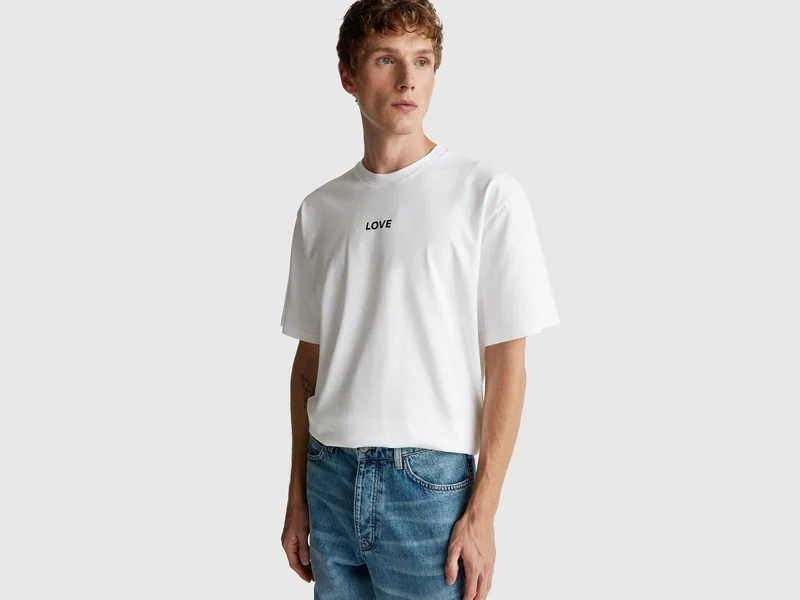 Oversize-T-Shirt mit Print
