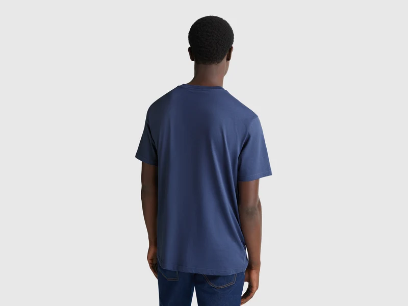 T-Shirt aus langstapeliger Baumwolle