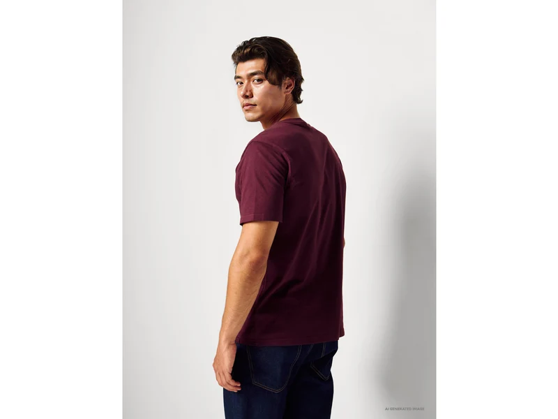 T-Shirt aus langstapeliger Baumwolle