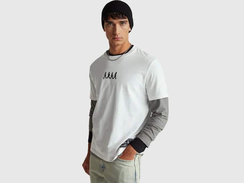 T-Shirt mit Beatles-Print