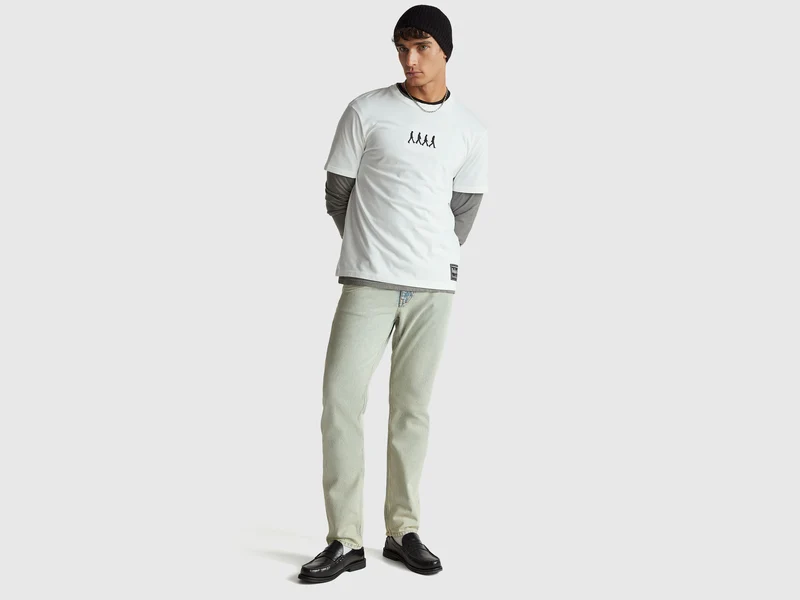 T-Shirt mit Beatles-Print