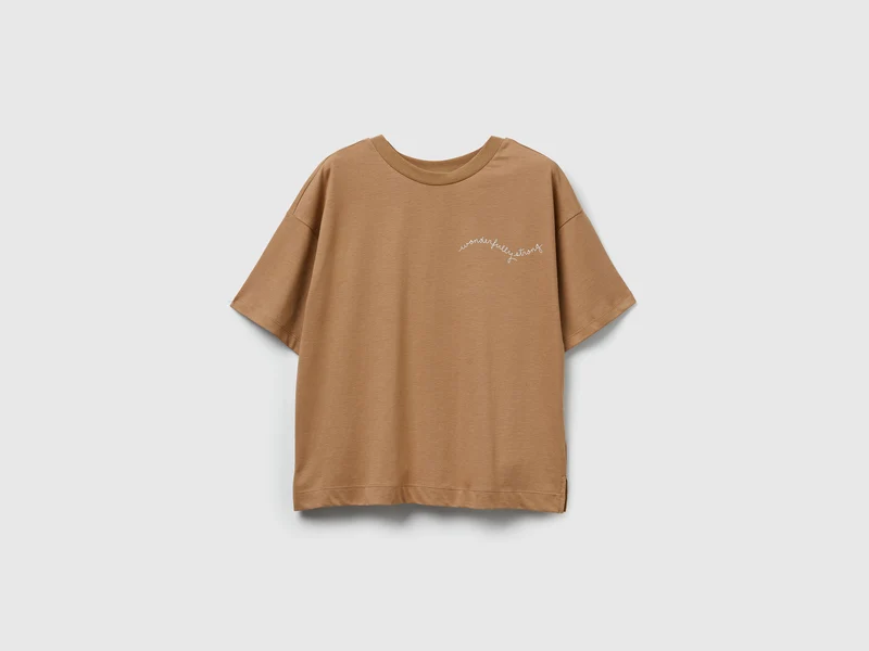 T-Shirt mit Slogan-Print