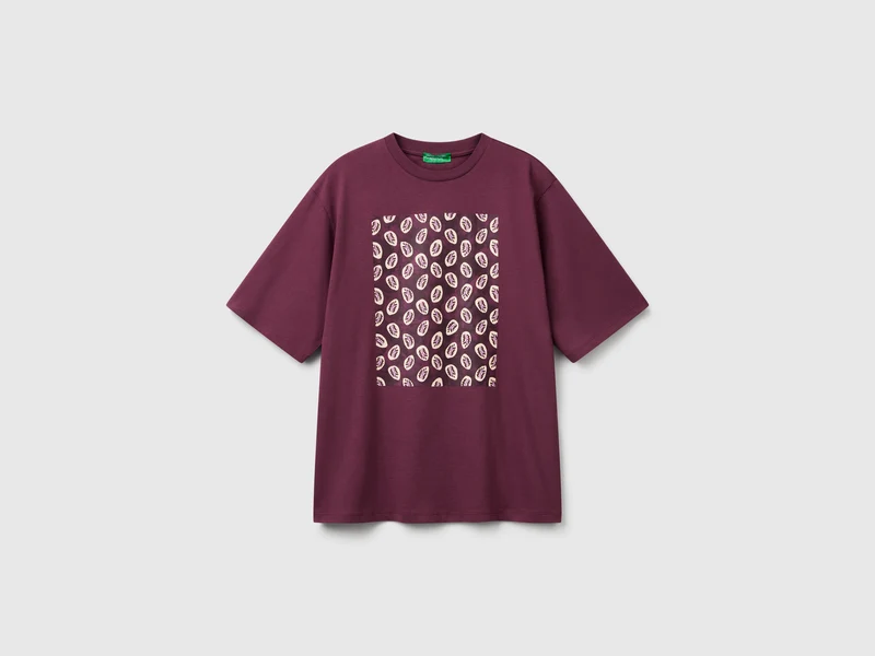 T-Shirt mit Bandana-Print