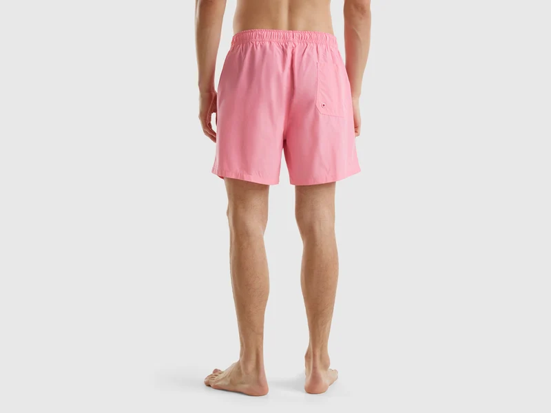 Boxer-Badehose aus gemischter Baumwolle