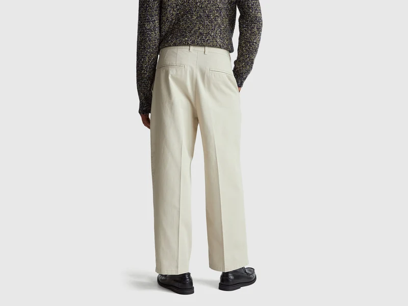 Chino mit Bundfalten