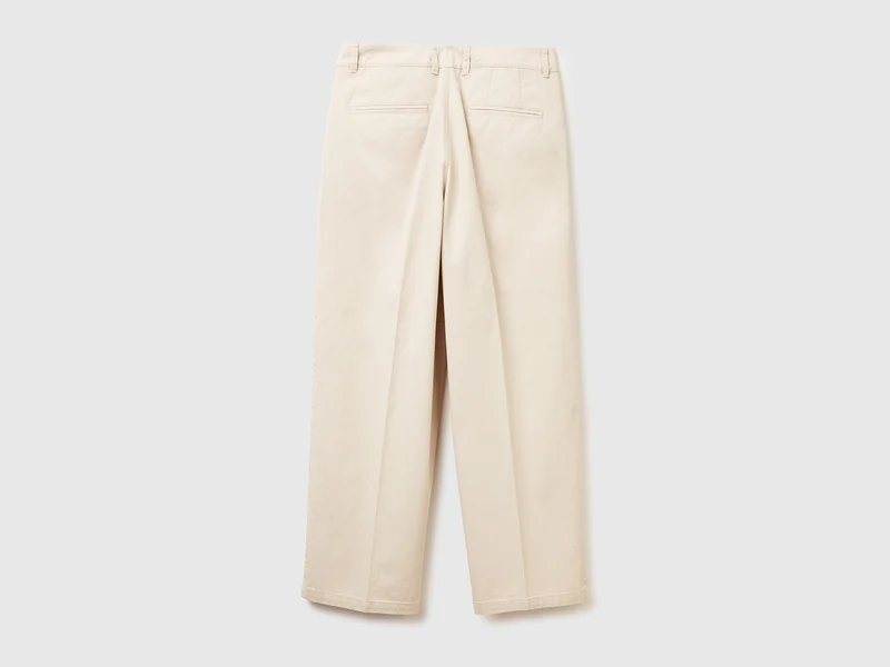 Chino mit Bundfalten