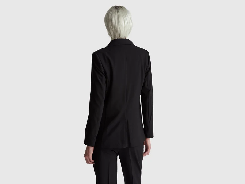 Blazer aus Stretch-Viskosemischung