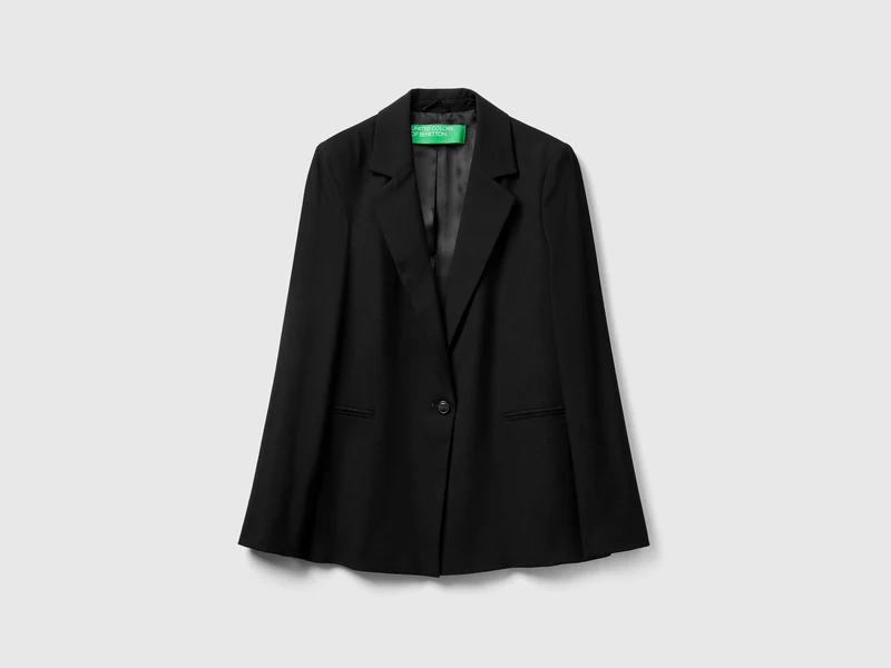 Blazer aus Stretch-Viskosemischung