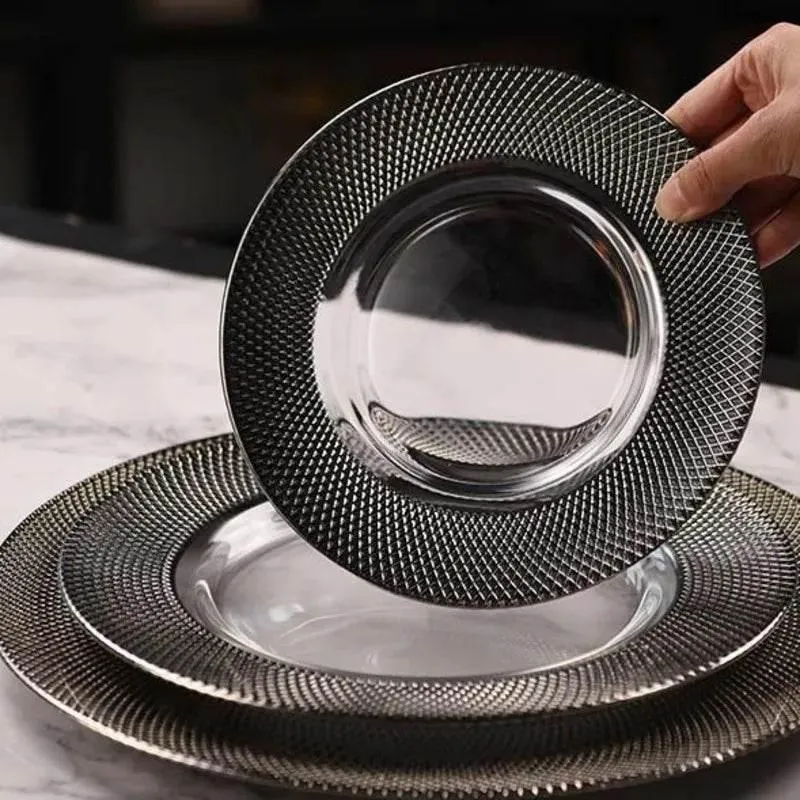 Glass Steak and Pasta Plate - Versatile Dining Tableware