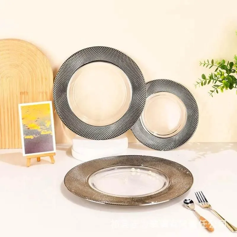 Glass Steak and Pasta Plate - Versatile Dining Tableware