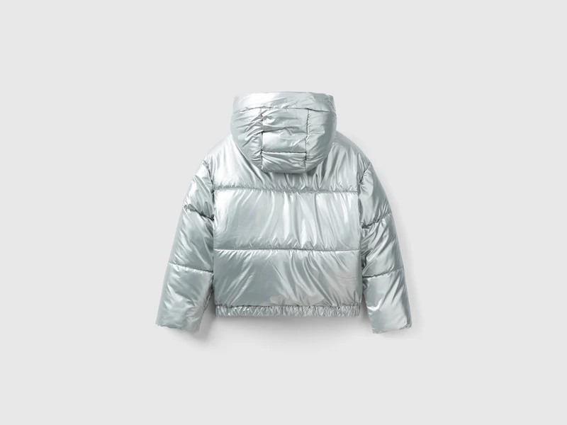 Daunenjacke aus glänzendem Nylon