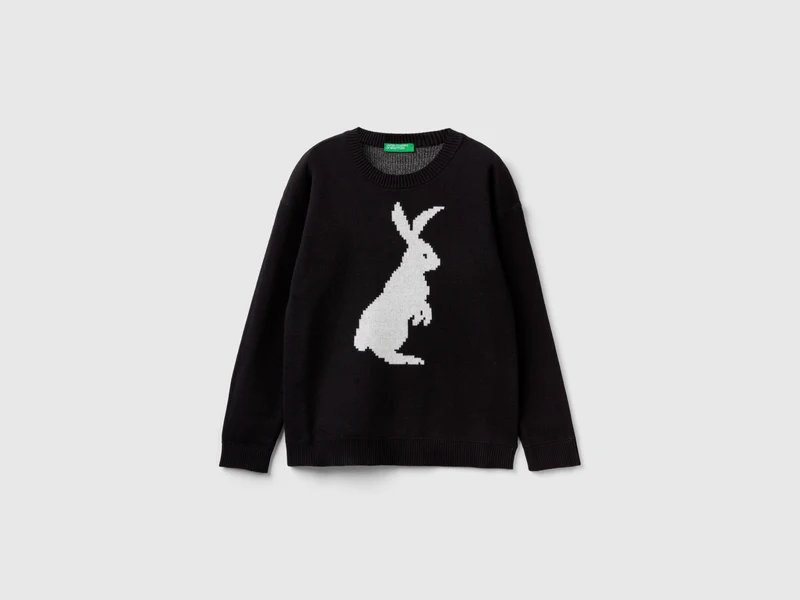 Pullover mit Hasen-Design