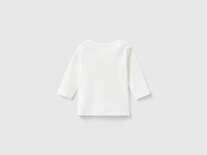 Langärmeliges T-Shirt aus 100% Biobaumwolle