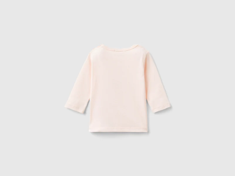Langärmeliges T-Shirt aus 100% Biobaumwolle