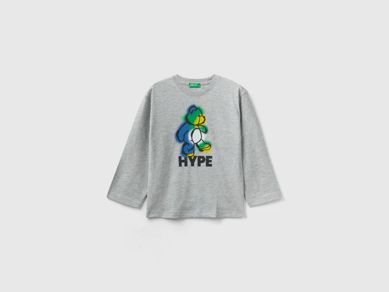 T-Shirt mit Rundausschnitt und Print