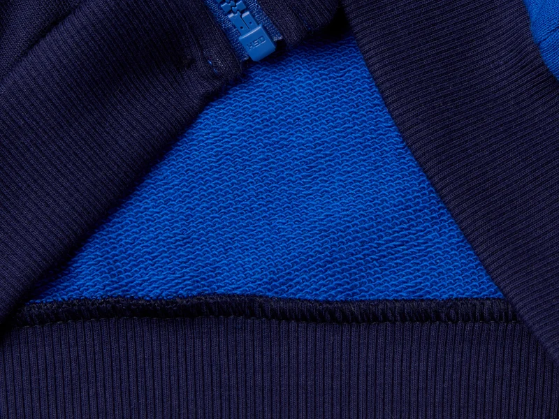 Sweater aus Bio-Baumwolle mit Reißverschluss