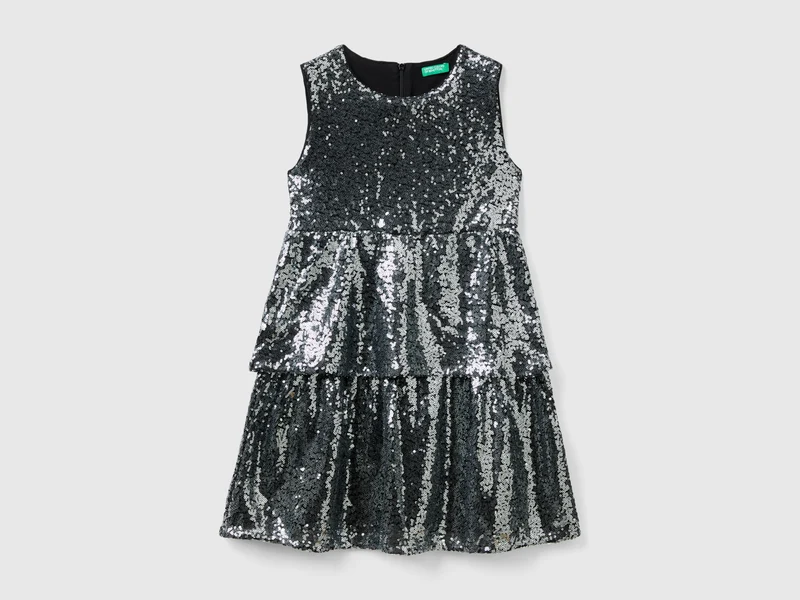Kleid mit Pailletten