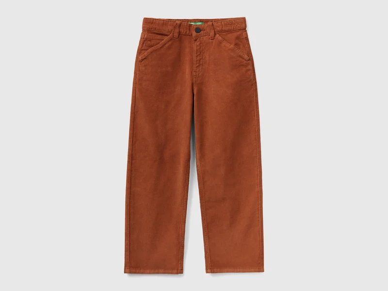 Samthose im Worker-Style
