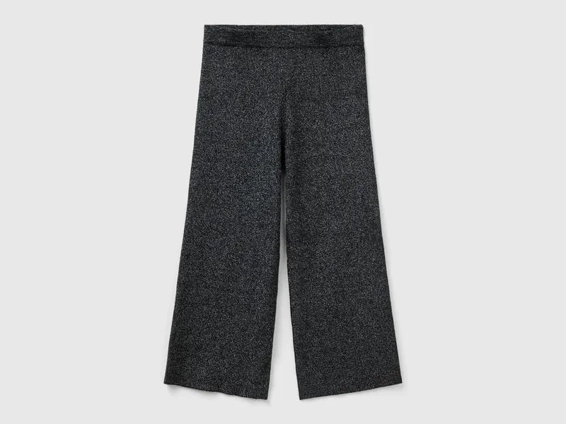 Strickhose mit Lurex